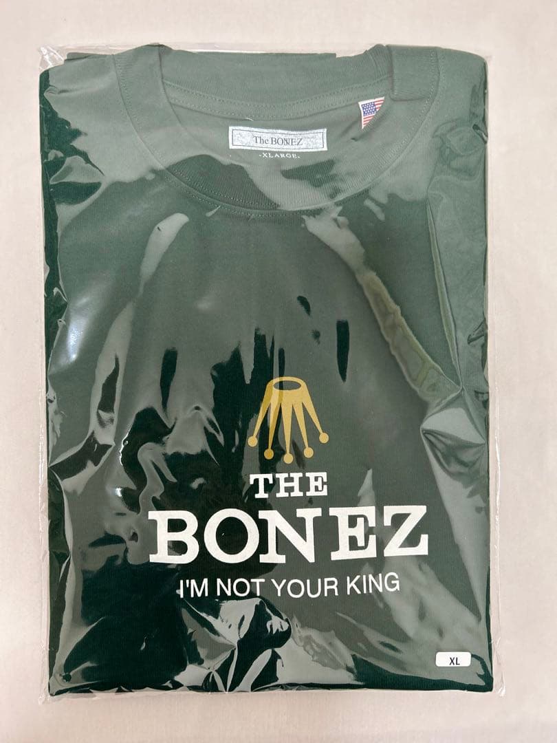 THE BONEZ CROWN tee グリーン XLサイズ