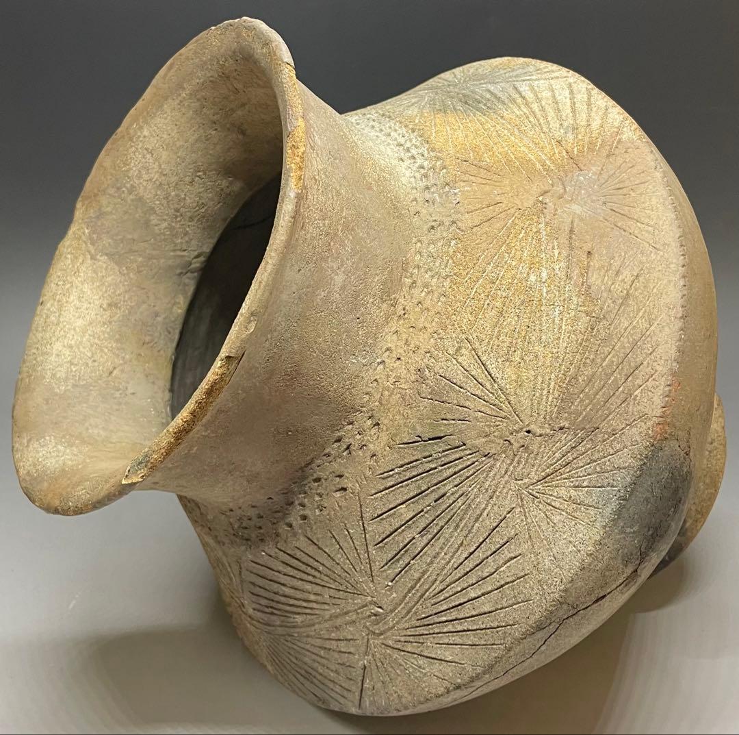 弥生時代 欠山式壺形土器 壺 出土 古墳 b 3937 - メルカリ