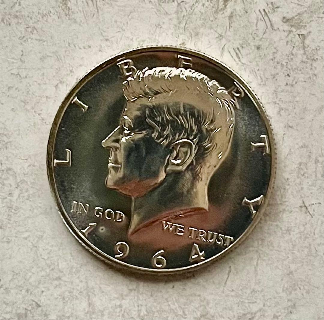C379　1964年 ハーフダラー銀貨プルーフ ケネディ アメリカ C379 1964年 ハーフダラー銀貨プルーフ ケネディ アメリカ アメリカの