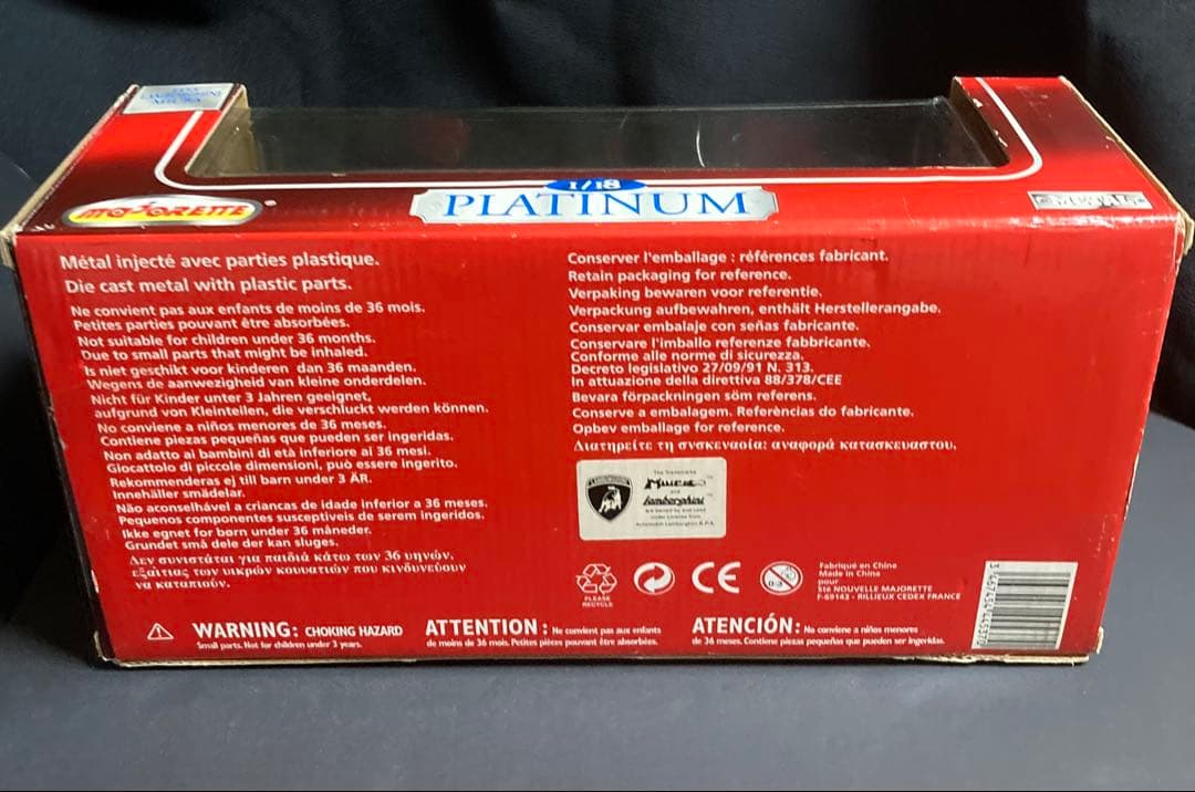 1/18 ランボルギーニ　ミウラ　レッド　2点セット