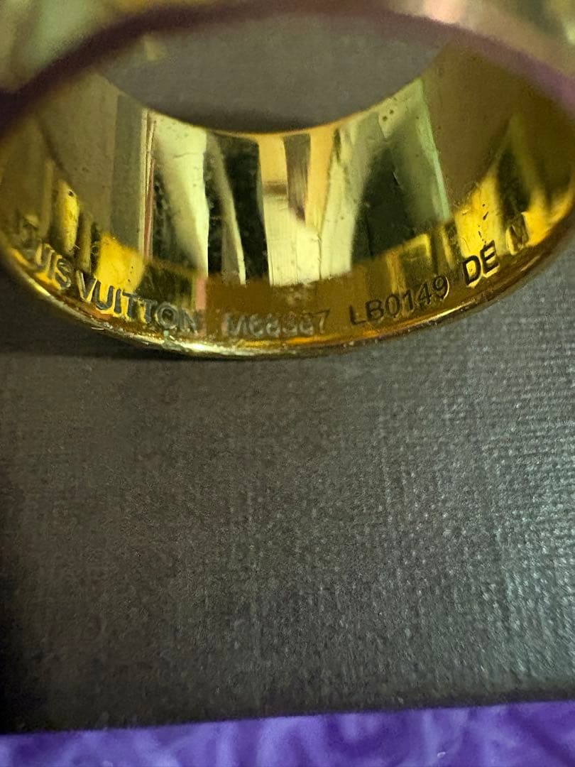 【希少品】LOUIS VUITTONルイ ヴィトン指輪リング12号★M68387