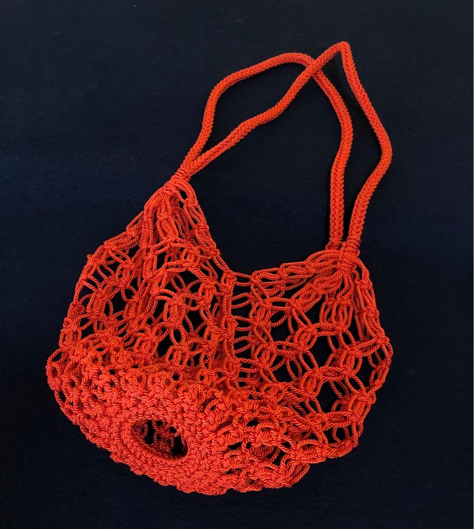 《R》茶道具 四つ耳 飾壷 飾り紐 網紐 口覆 在銘 共箱　250723E6