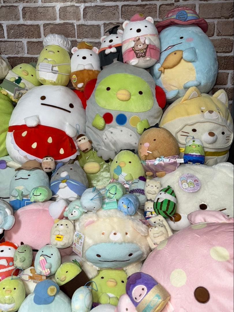 すみっコぐらし　ぬいぐるみセット70点 まとめて売り