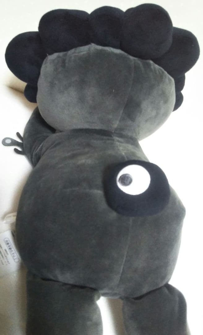 ②関西万博 ミャクミャク 這型ぬいぐるみ Lサイズ ブラック 黒 黒ミャクミャク