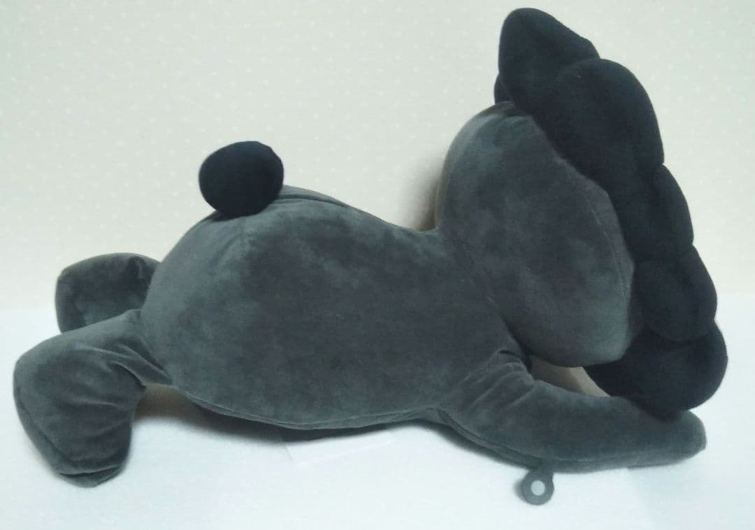 ②関西万博 ミャクミャク 這型ぬいぐるみ Lサイズ ブラック 黒 黒ミャクミャク