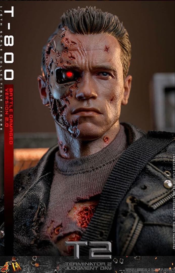 ホットトイズ 1/6 ターミネーター2 T-800バトルダメージ2.0 DX46