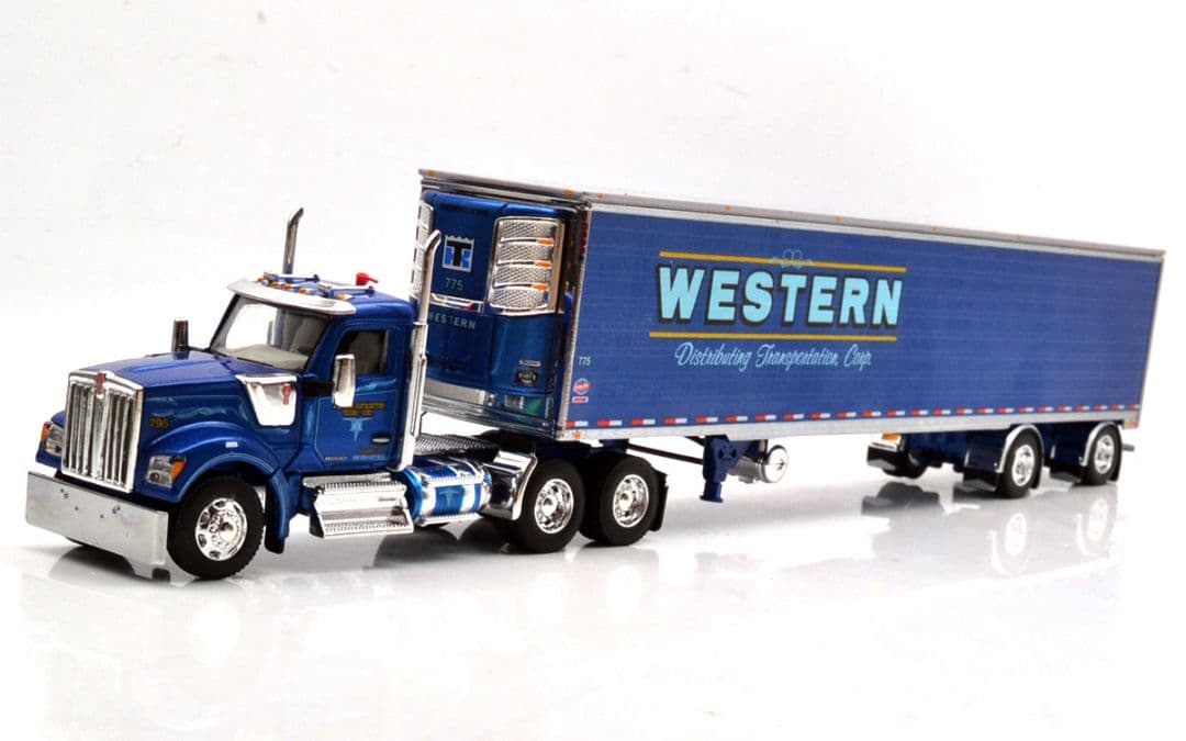 DCP ケンワース W900 ウィズ　53フィート　ユーティリティ・トレーラー