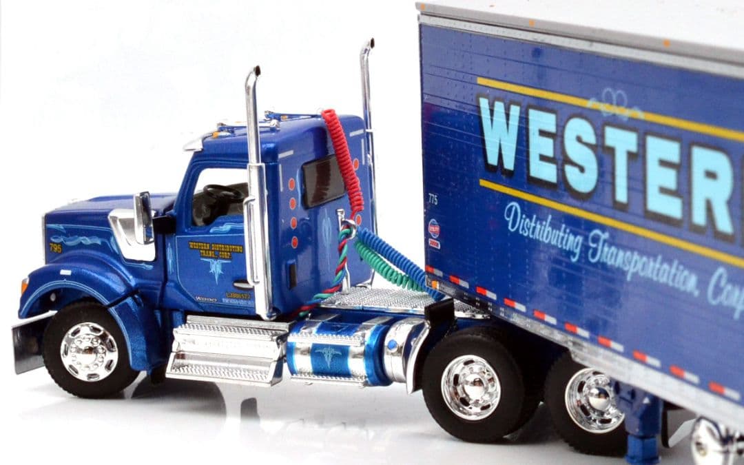 DCP ケンワース W900 ウィズ　53フィート　ユーティリティ・トレーラー