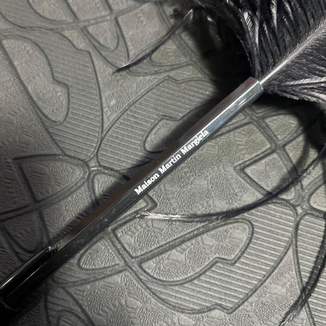 激レア Maison Martin Margiela 黒い羽ペン
