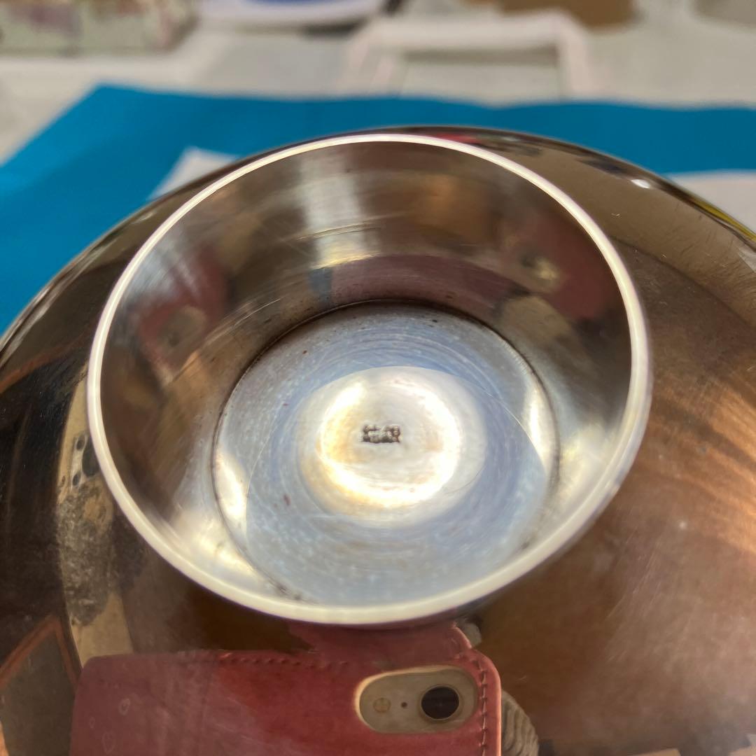 茶道具 人間国宝 角谷一圭 唐銅 松葉 蓋置 共箱