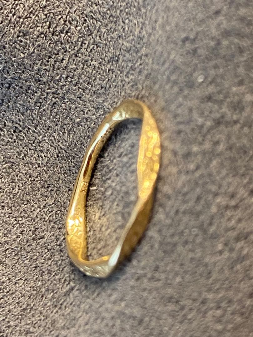 agete（アガット） K18 ピンキーリング