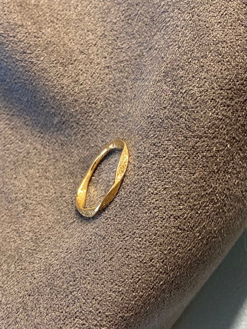 agete（アガット） K18 ピンキーリング