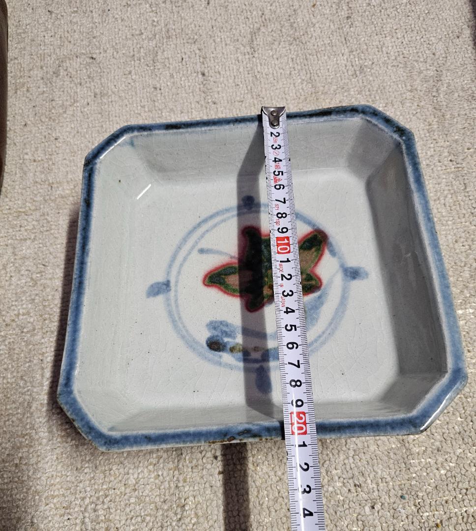 民藝 河井寛次郎？ 呉須百合辰砂角鉢 未鑑定品 - メルカリ