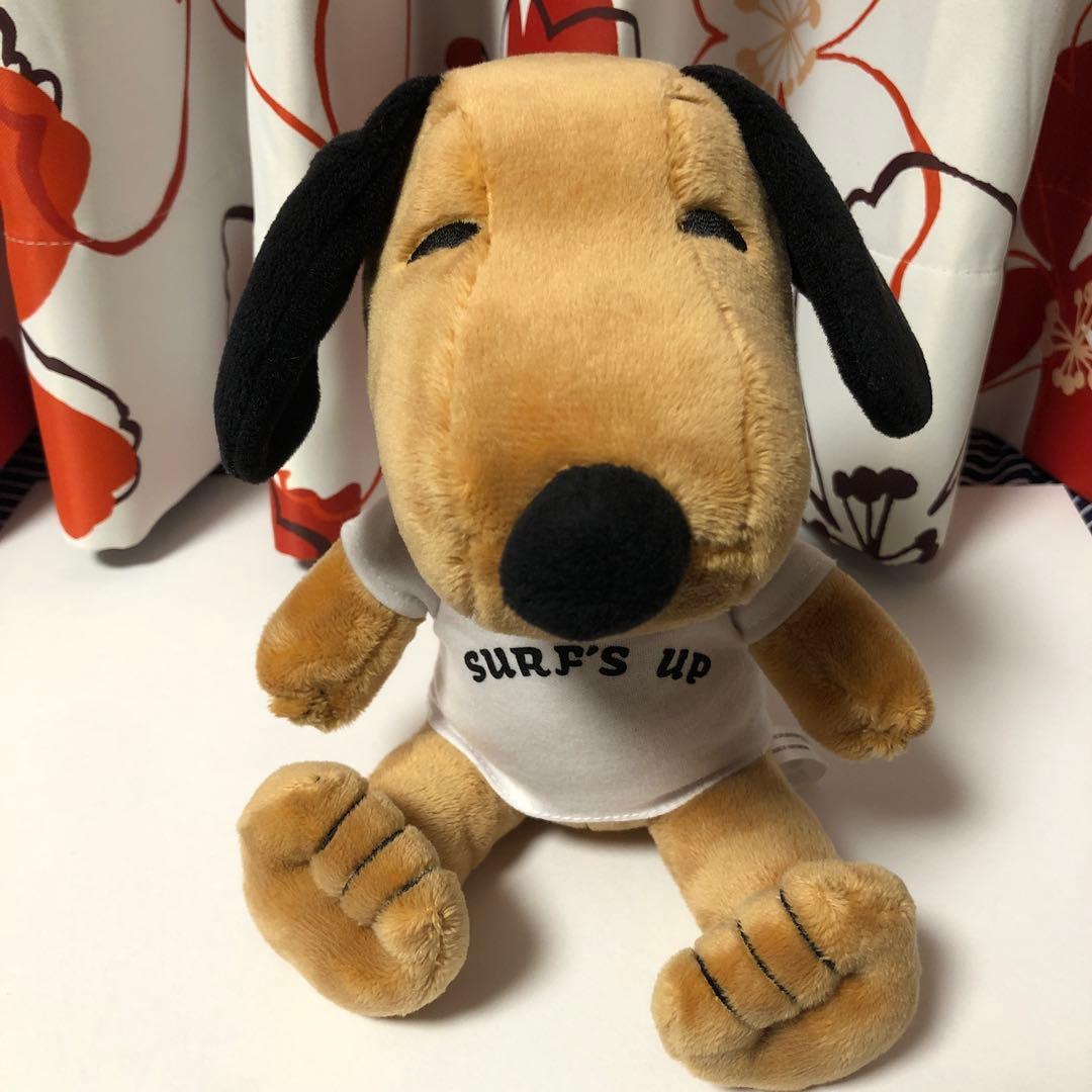 ハワイ限定　✳︎ 日焼けスヌーピー　moni モニ　ぬいぐるみ　SURF’S UP