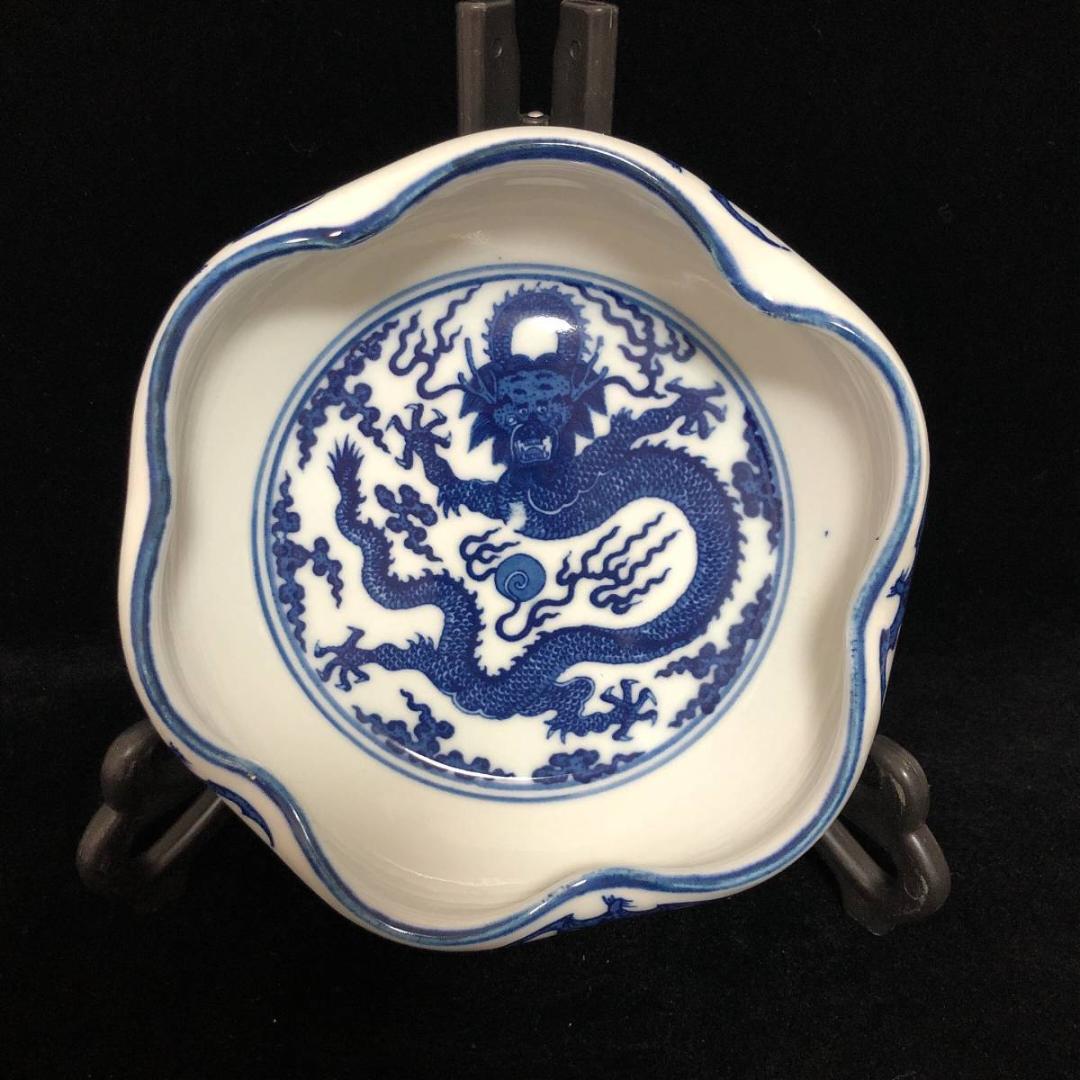 骨董品】龍紋指輪 乾隆在銘 中国美術 美品