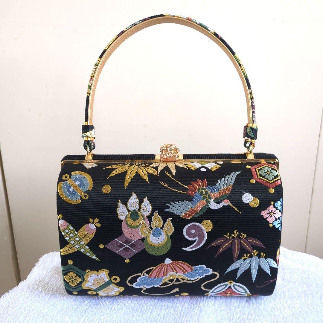 着物　和服　バッグ　草履　かくふ謹製　和装用　ハンドバッグ　草履　セット和装履物