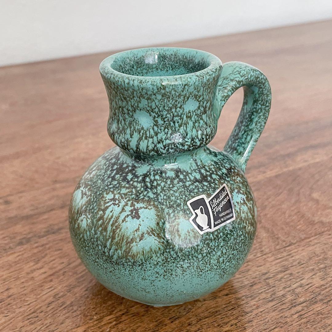 ドイツ Silberdistel Fayencenの花瓶 】363