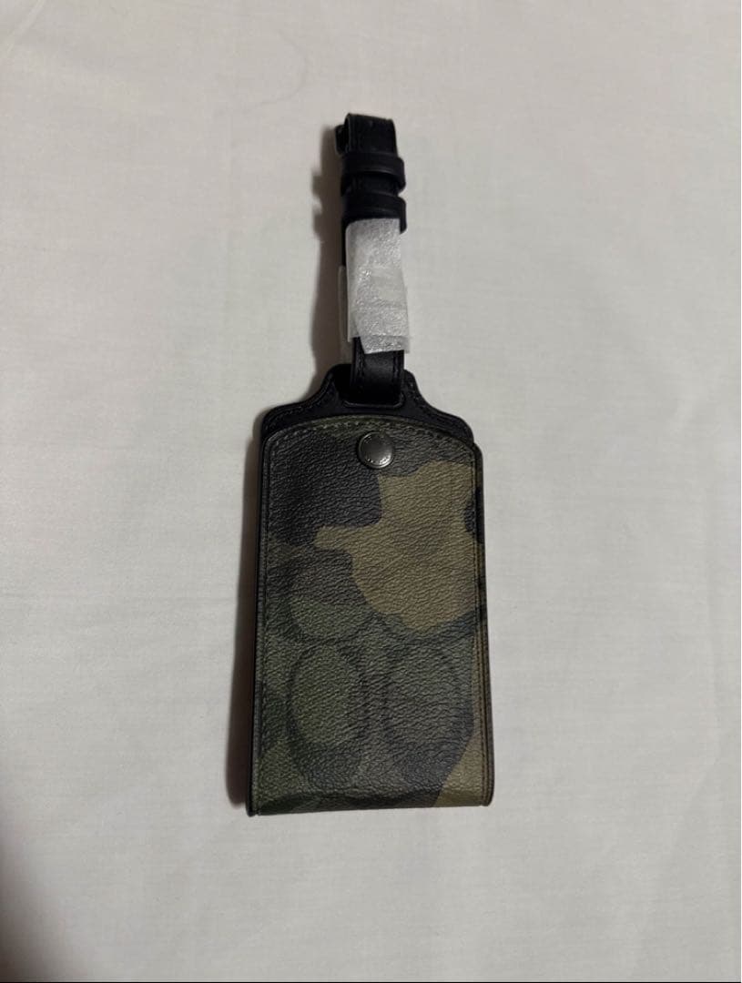 特価☘️コーチ COACH ネームタグ シグネチャー ラゲッジタグ グリーン