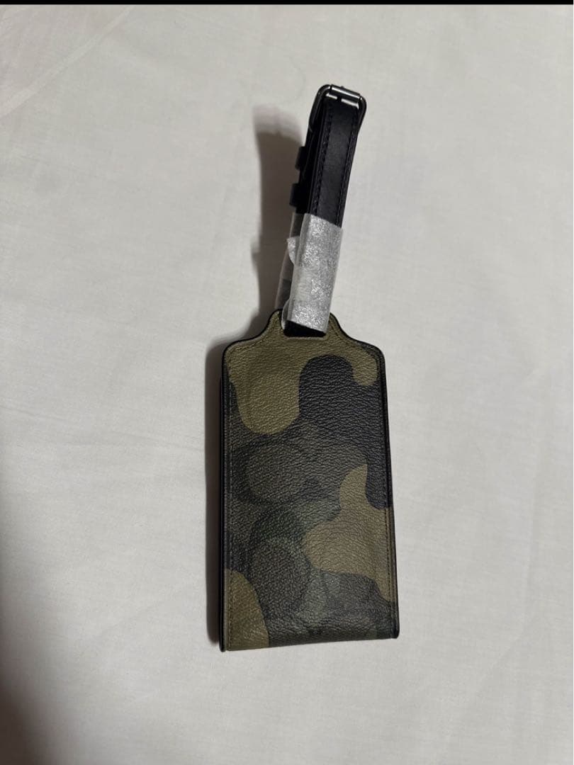 特価☘️コーチ COACH ネームタグ シグネチャー ラゲッジタグ グリーン