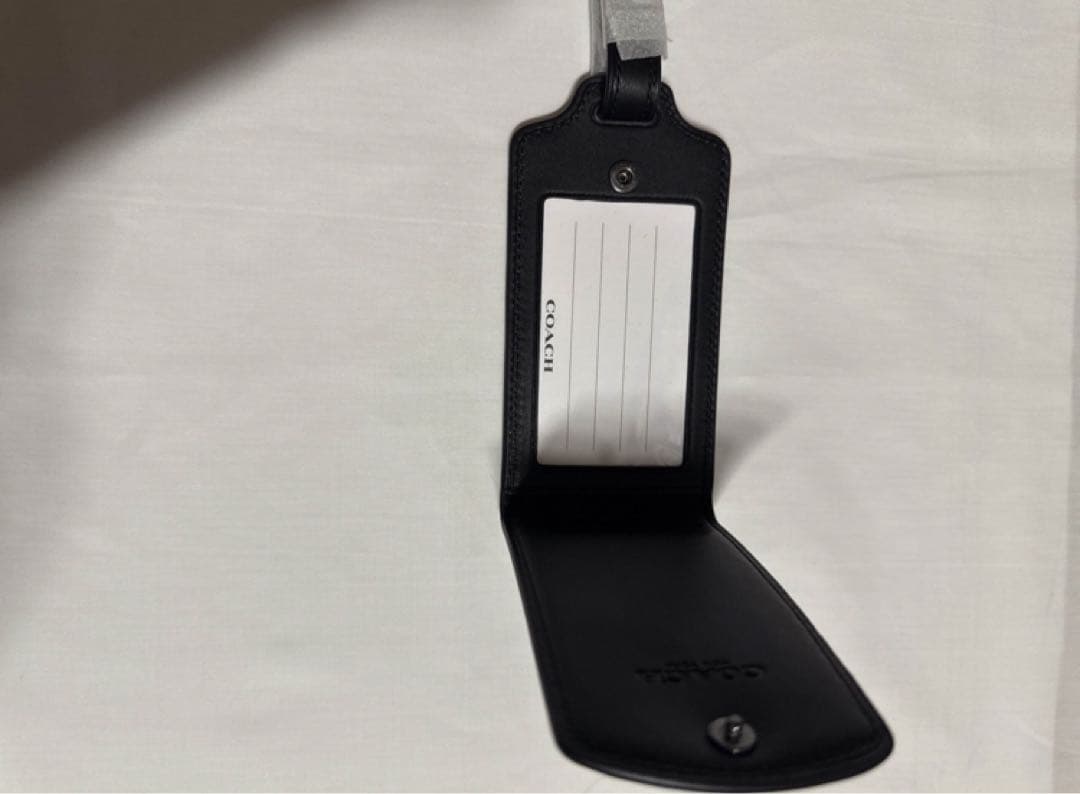 特価☘️コーチ COACH ネームタグ シグネチャー ラゲッジタグ グリーン