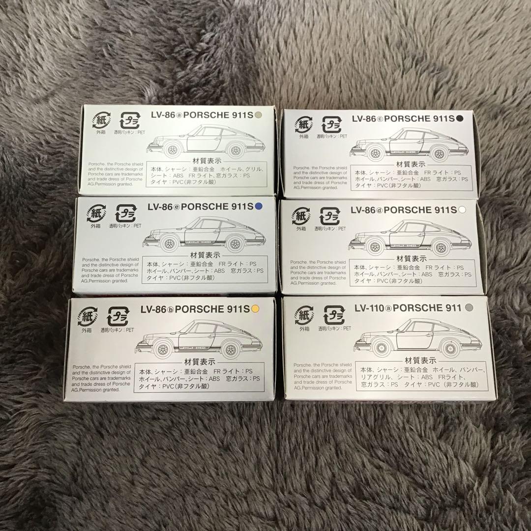 TOMICA LIMITED VINTAGE ポルシェ 911S ミニカー 6台