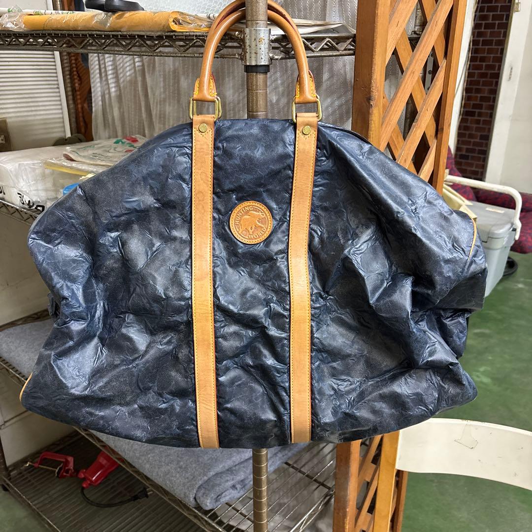 HUNTING WORLD ボストンバッグ ネイビー