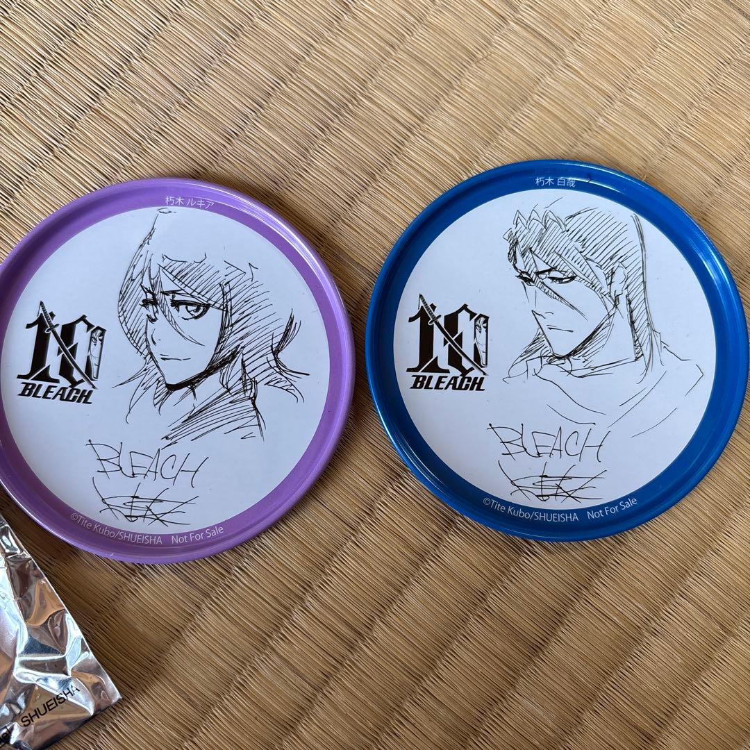 BLEACH 10周年記念 缶コースター 朽木白夜 ルキア - メルカリ