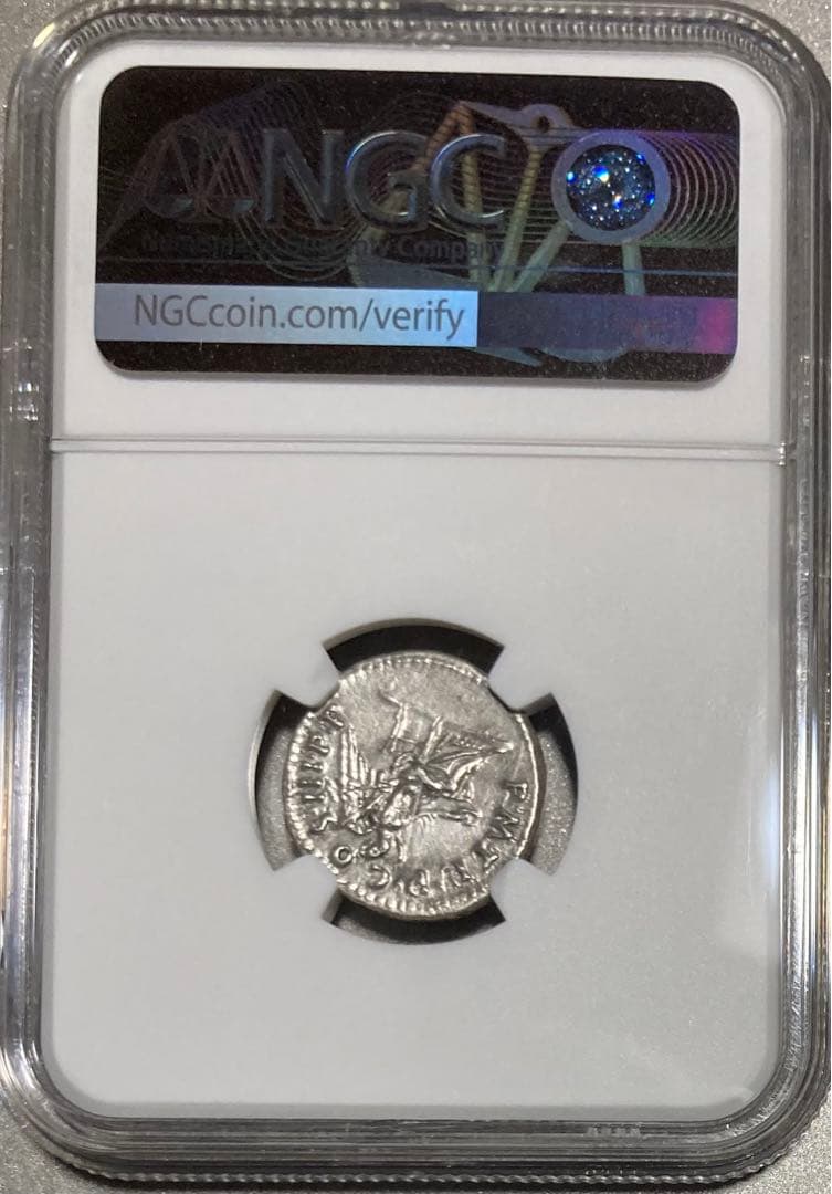 NGC鑑定 古代ローマ トラヤヌス帝 デナリウス銀貨‼︎/ギリシャ テトラ