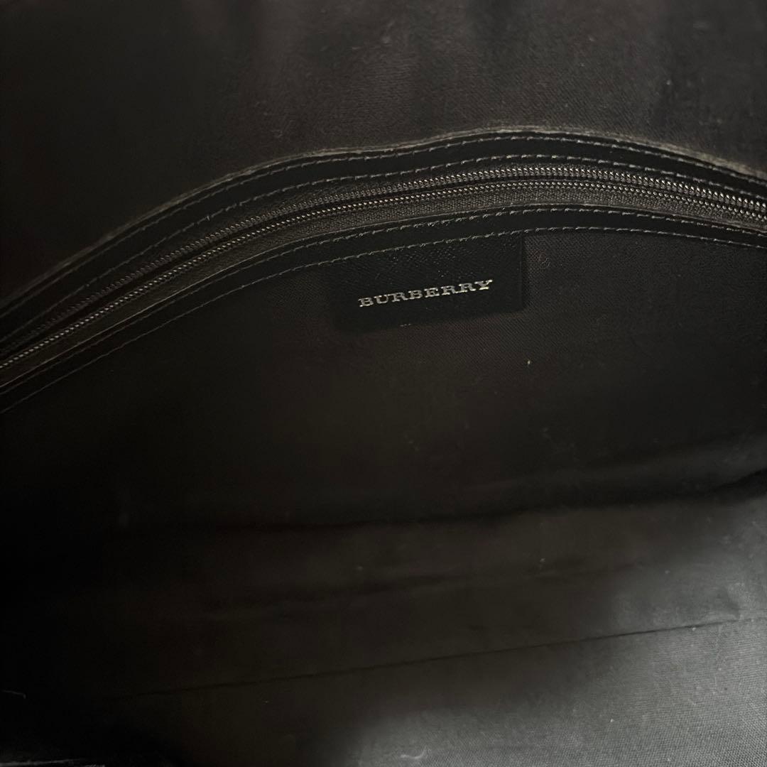 美品♡ BURBERRY バーバリー ノバチェック×レザー ハンドバッグ