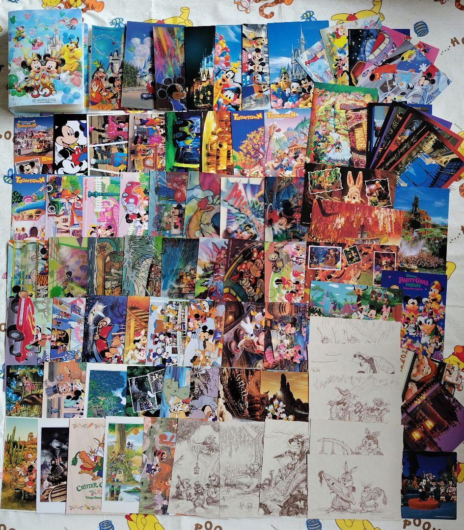 ディズニーポストカードまとめ売り① 東京ディズニーランド初期 80枚