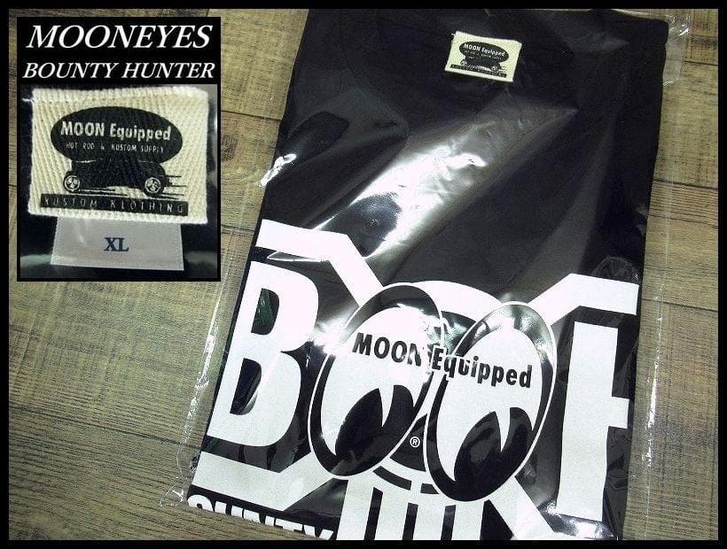 新品 XL 限定 バウンティーハンター ムーンアイズ 半袖 ロゴ Tシャツ