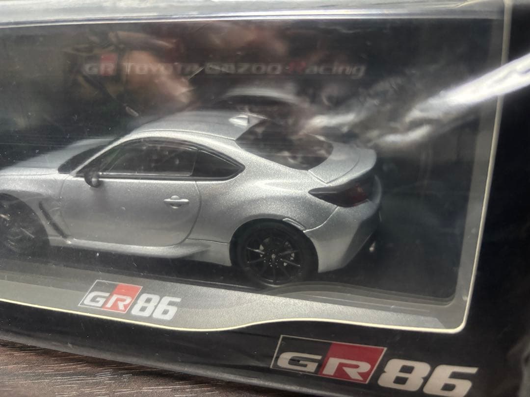 新型GR86 カラーサンプル ミニカー アイスシルバーメタリック シュリンク付