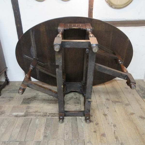 イギリス アンティーク 家具 ゲートレッグテーブル ダイニング 無垢 6745d