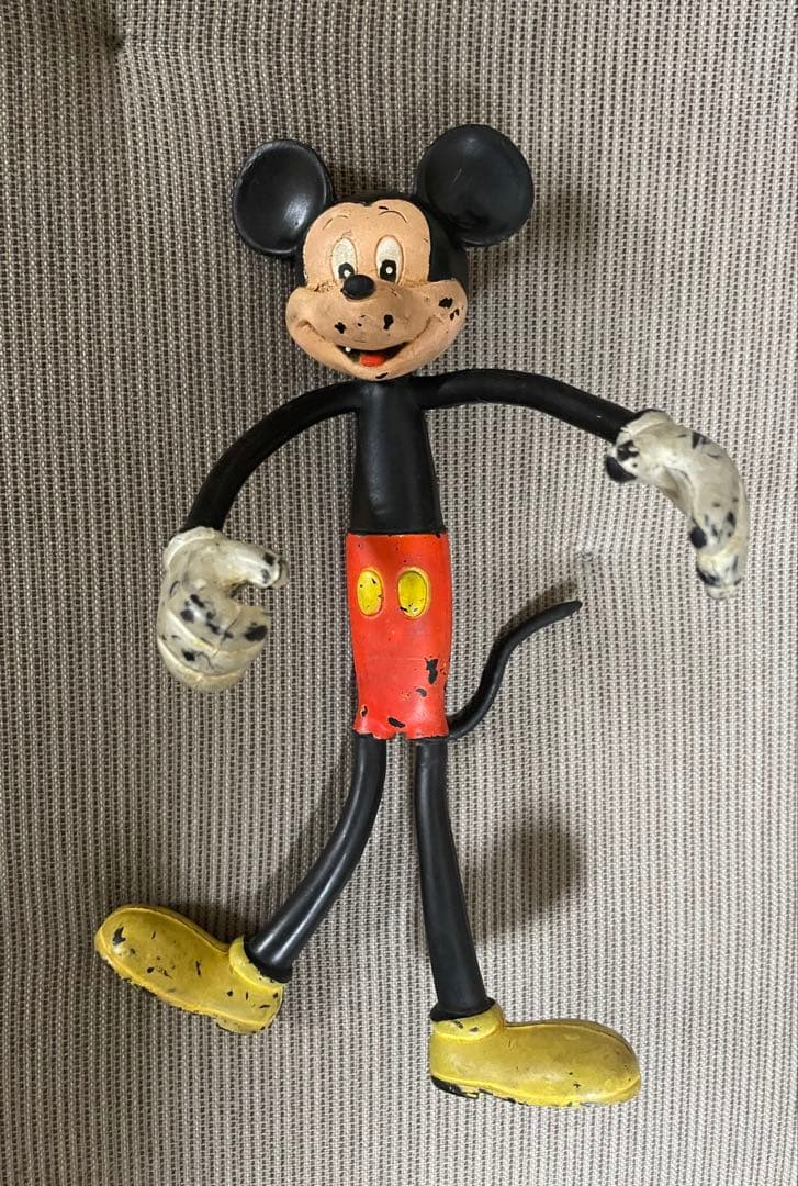 ミッキー　ヴィンテージ感　レア　レトロ　ディズニー　mickey マニア　人形