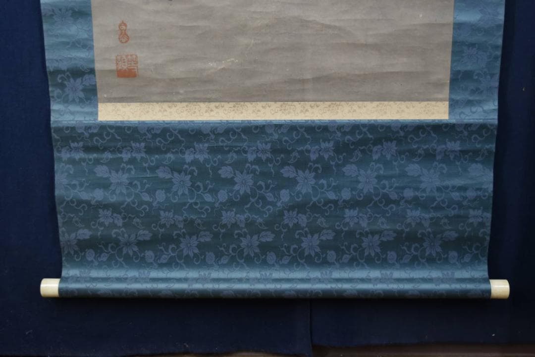 雲谷等顔/馬之図/掛軸/名家伝来/AA-51