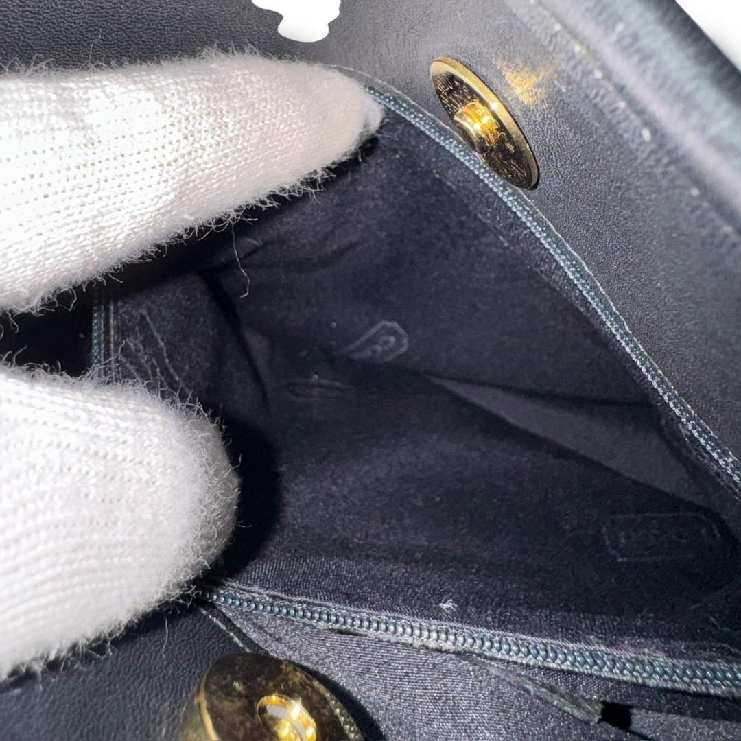 【良品】オールドコーチ　ワンショルダーバッグ　エルゴ　黒　レザー　9047