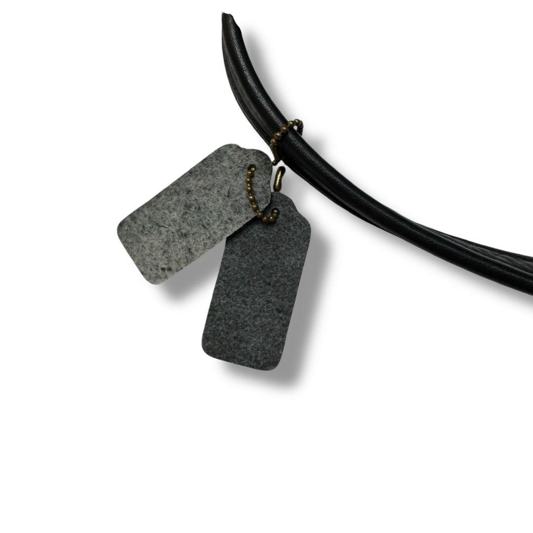 【良品】オールドコーチ　ワンショルダーバッグ　エルゴ　黒　レザー　9047