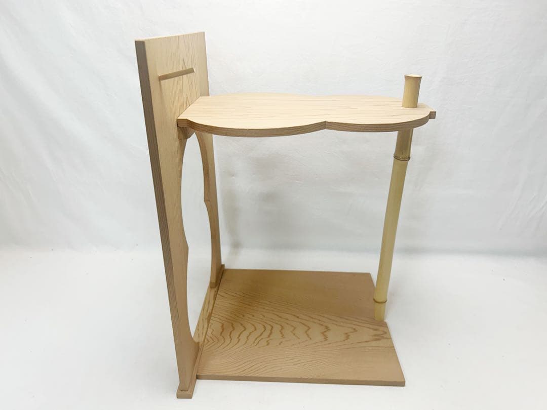 美品 茶道具 淡々斎好 瓢棚 組み立式 元箱