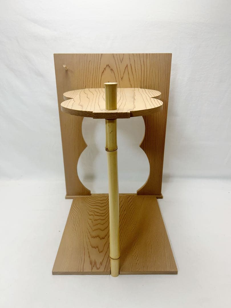 美品 茶道具 淡々斎好 瓢棚 組み立式 元箱