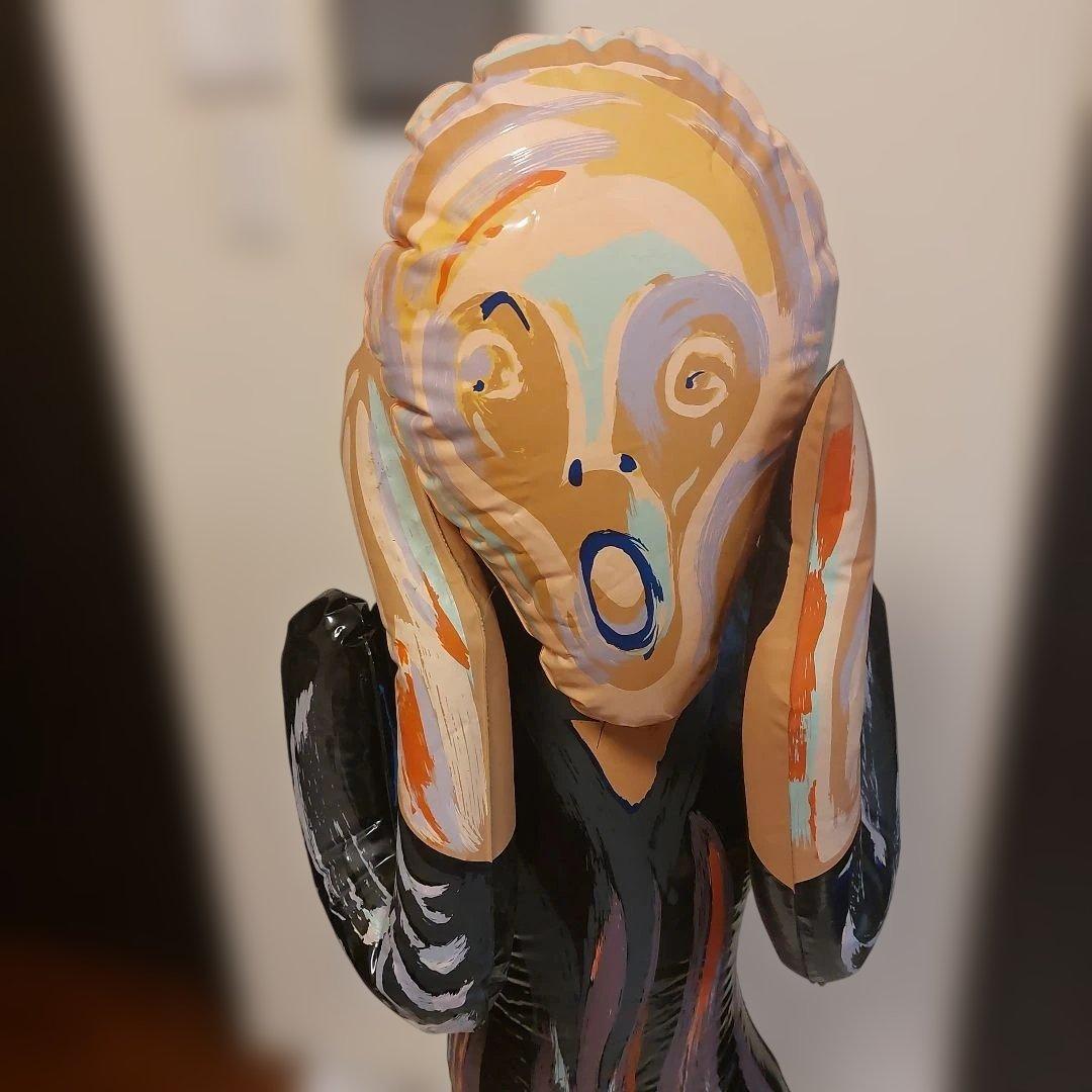 ムンク 叫び ビニール人形 特大サイズ - メルカリ