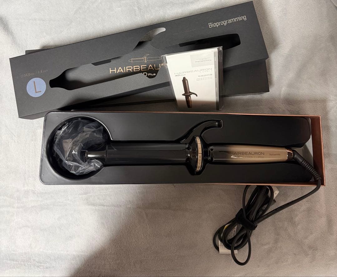 HAIRBEAURON 4D Plus L 34mmカールヘアアイロン - メルカリ