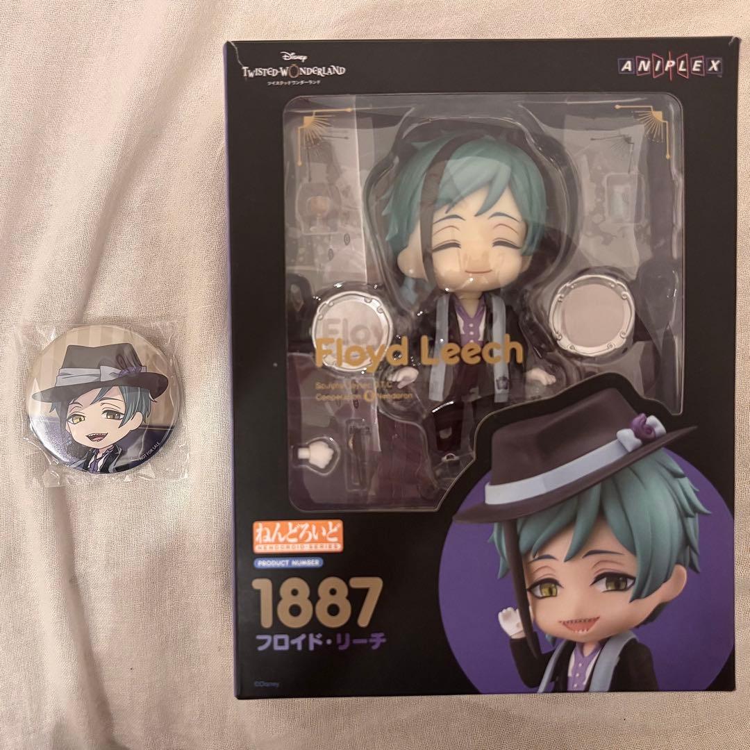 ねんどろいど フロイド・リーチ 特典缶バッジ付き ツイステッド