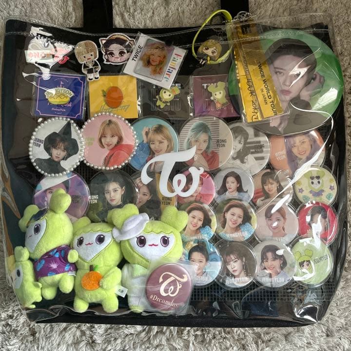 TWICE ジョンヨン 缶バッチ 缶バッジ セット 痛バ トートバッグ