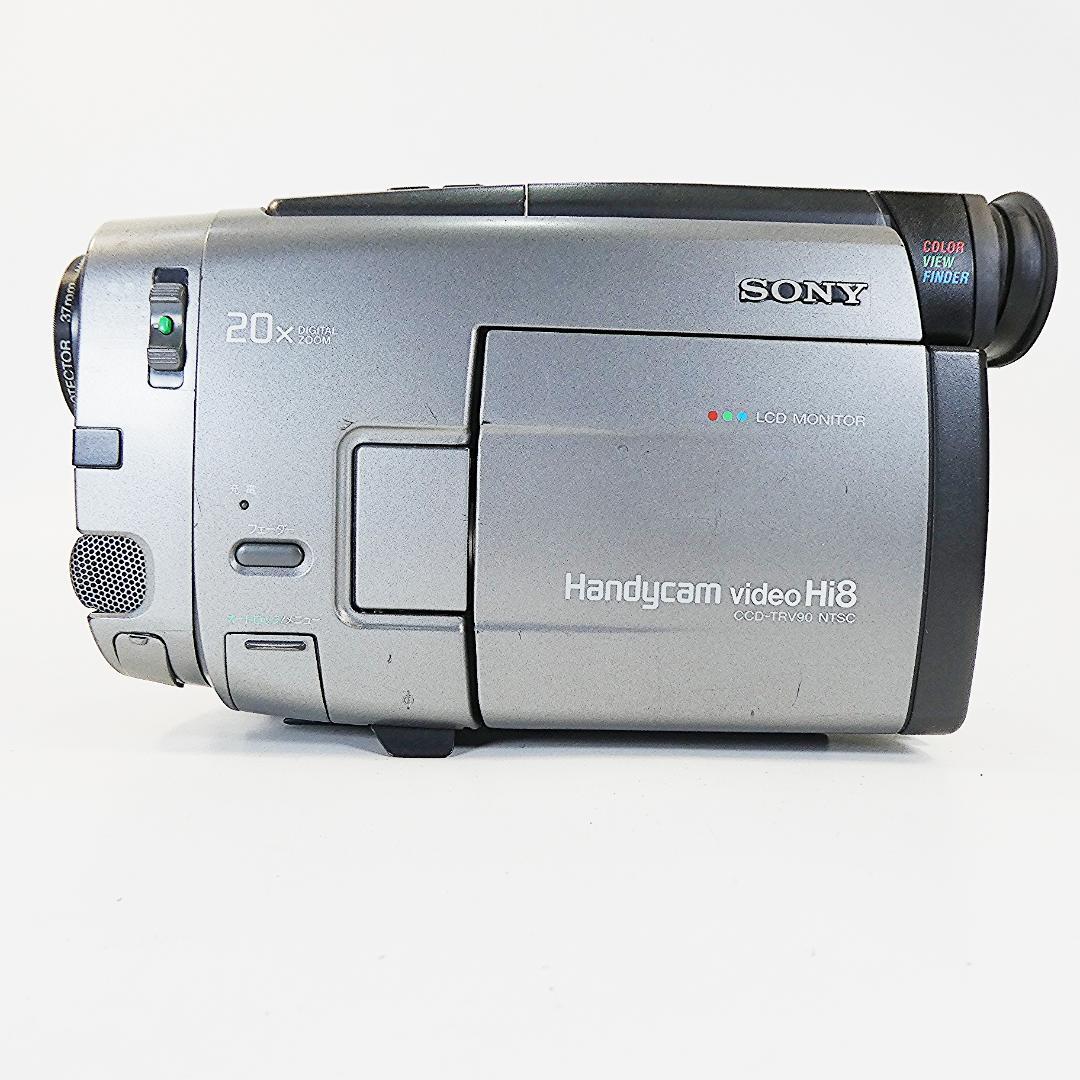 動作良好 Hi8ソニー CCD-TRV90 8ミリビデオカメラ DVD化に最適