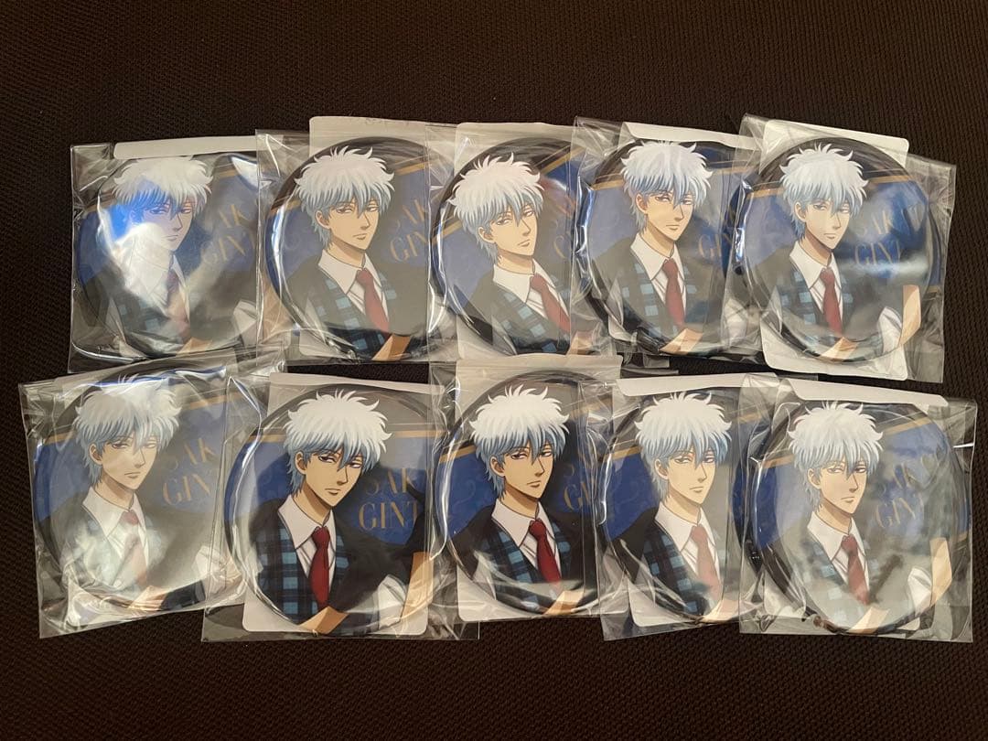 銀魂 坂田銀時 DMMスクラッチ 缶バッジ 6個セット