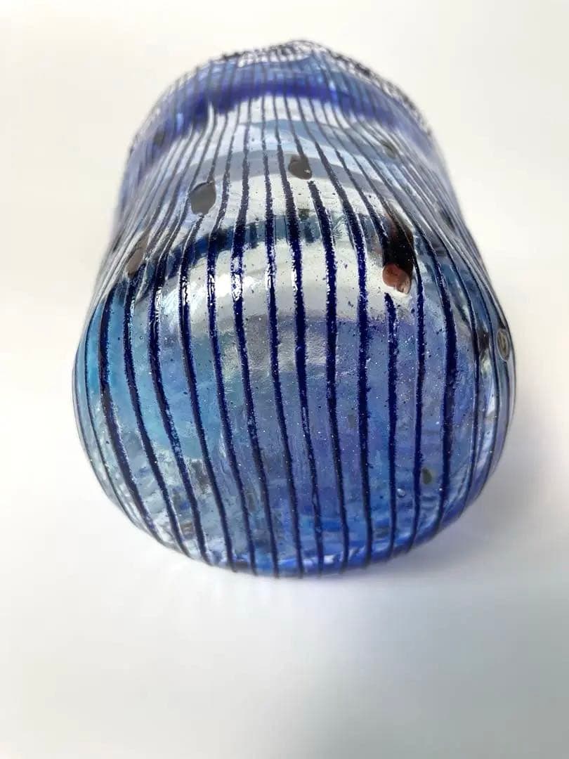 新品 ガラス 水指 2種類の蓋付き