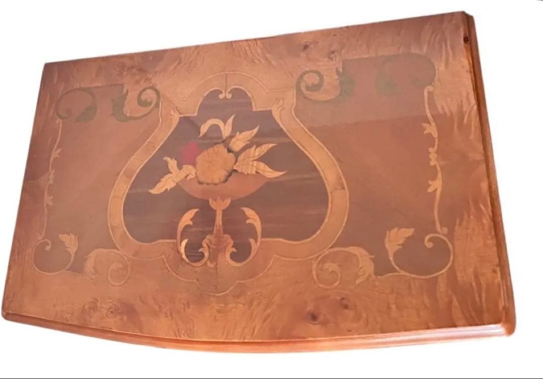 イタリア製・木象嵌・5段チェスト / 美しい仕上げ・ビンテージ