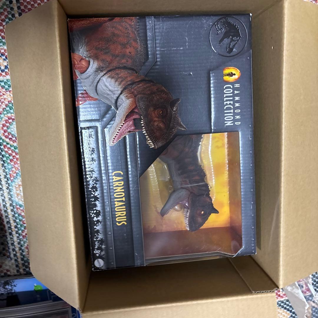 新品未開封ジュラシックワールド ハモンドコレクション カルノタウルス フィギュア