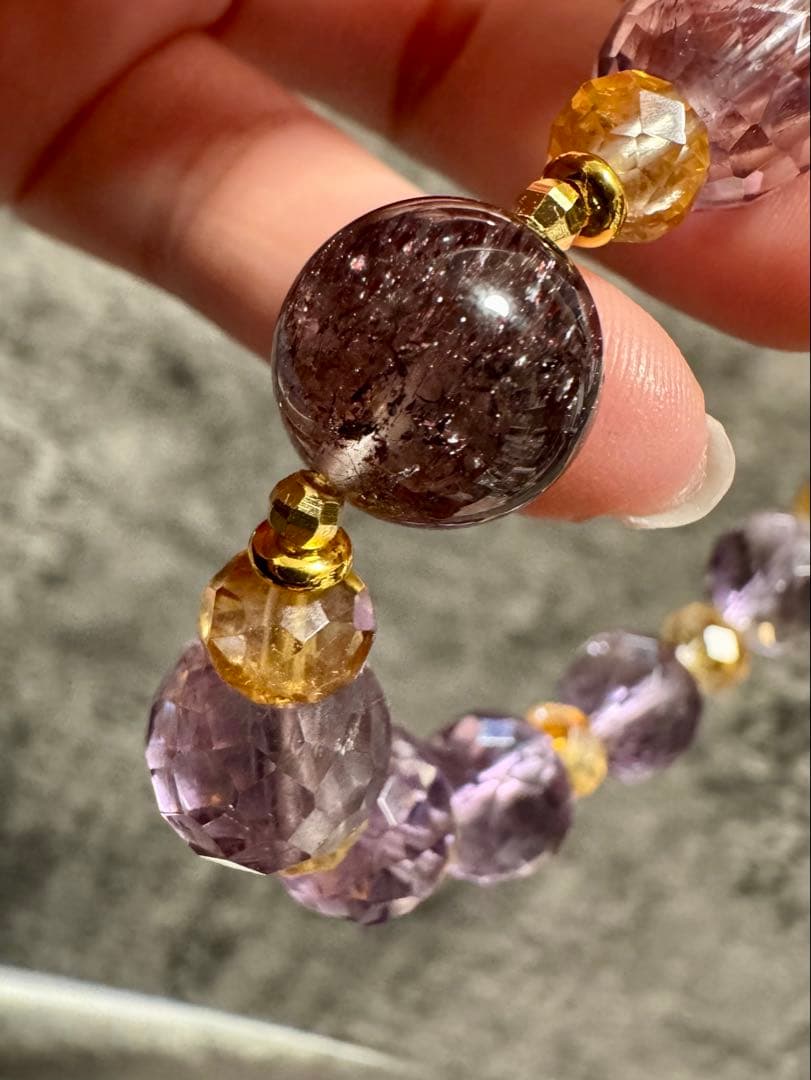 【スーパーセブン×アメジスト×シトリン】高次元エネルギーで運気を底上げ 天然石