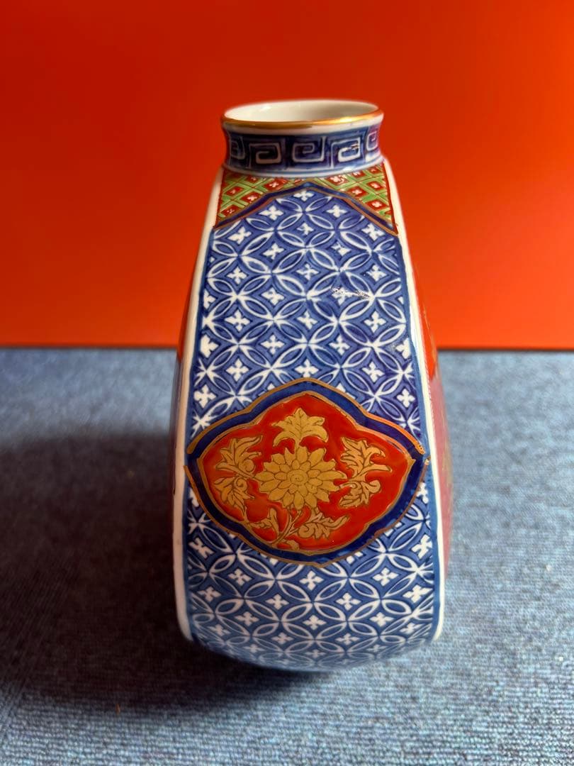 876 染錦壺 鳳凰図絵 時代物 工芸品